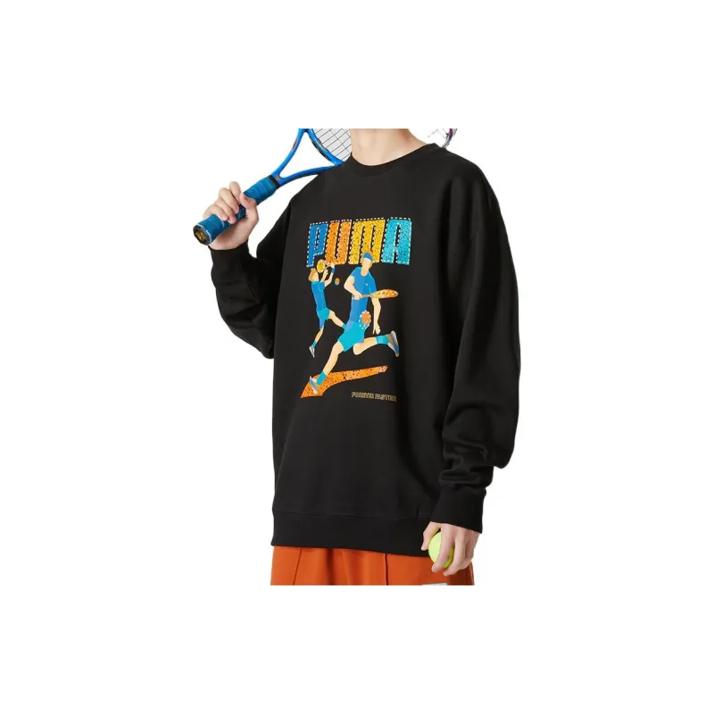 PUMA Sweatshirts Men Black-3