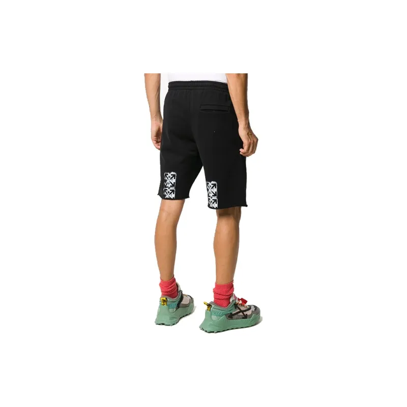 OFF WHITE FW20 Casual Shorts Men Black-4