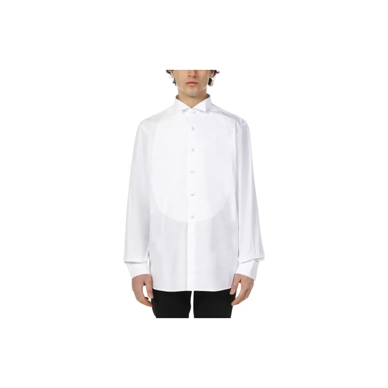 BALMAIN Buttoned Straight Hem Shirt-1