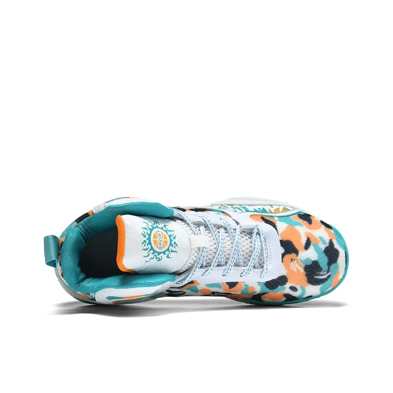 Prince McQueen Cushioning And Breathable Mid Top Air Cushion Basketball Shoes Unisex-8