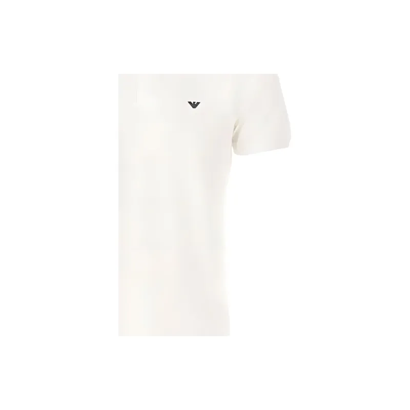 EMPORIO ARMANI Mercerised Piqué Polo Shirt With Micro Eagle-6