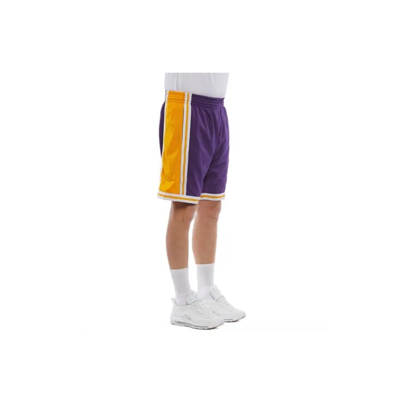 Mitchell & Ness Blue Jersey Pants Men's Purple-2