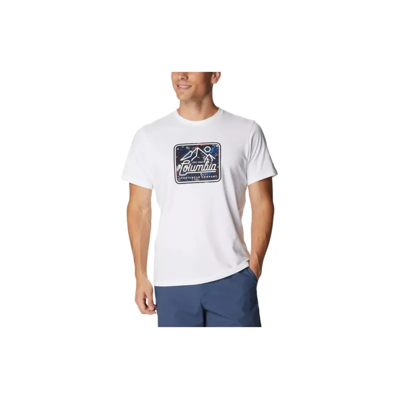 Columbia T Shirts Men White-3