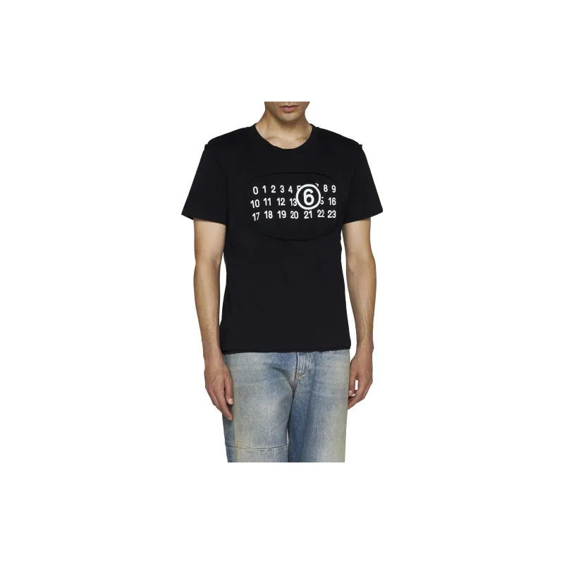 MM6 Maison Margiela T Shirt Men's Black-2