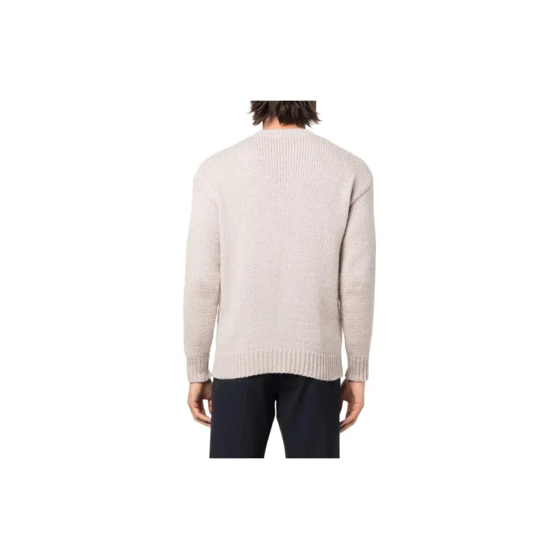 ROBERTO COLLINA Crewneck Knitted Sweater-2