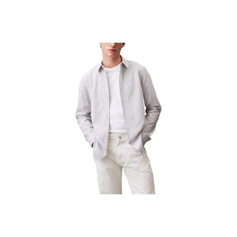 CALVIN KLEIN Shirt Men's Bright White-3