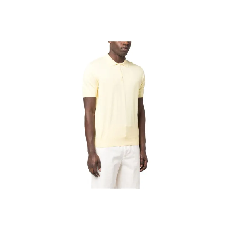 CANALI Polo Shirt Men's Banana Yellow-3