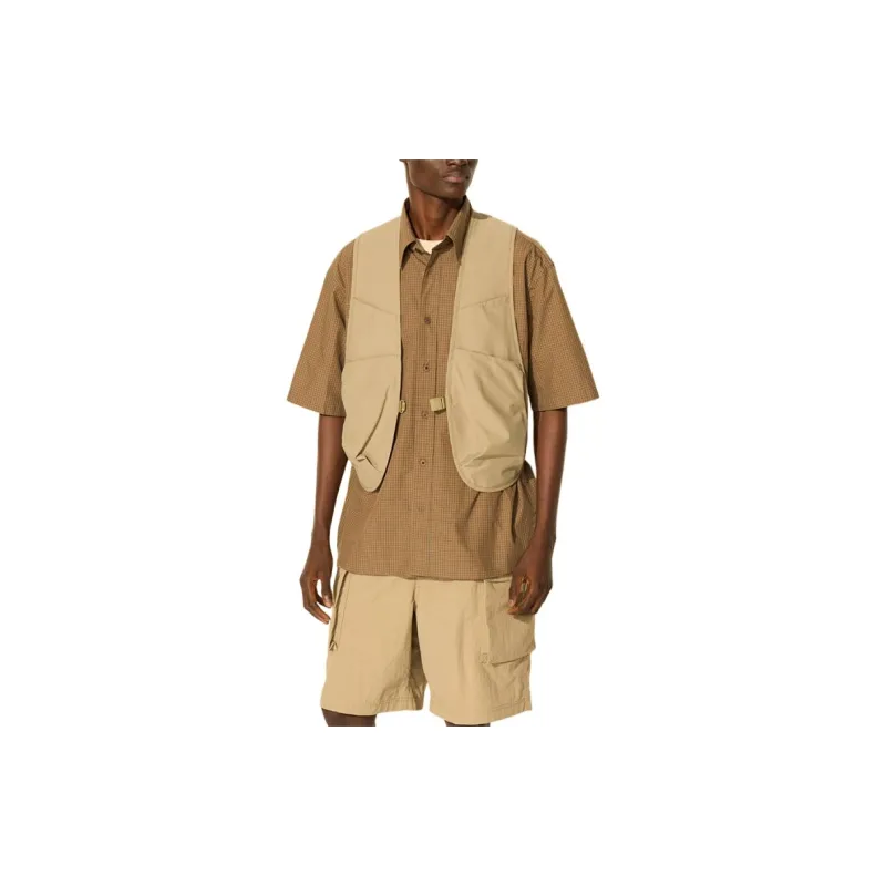 UNIQLO Vests Men Dark Beige-2