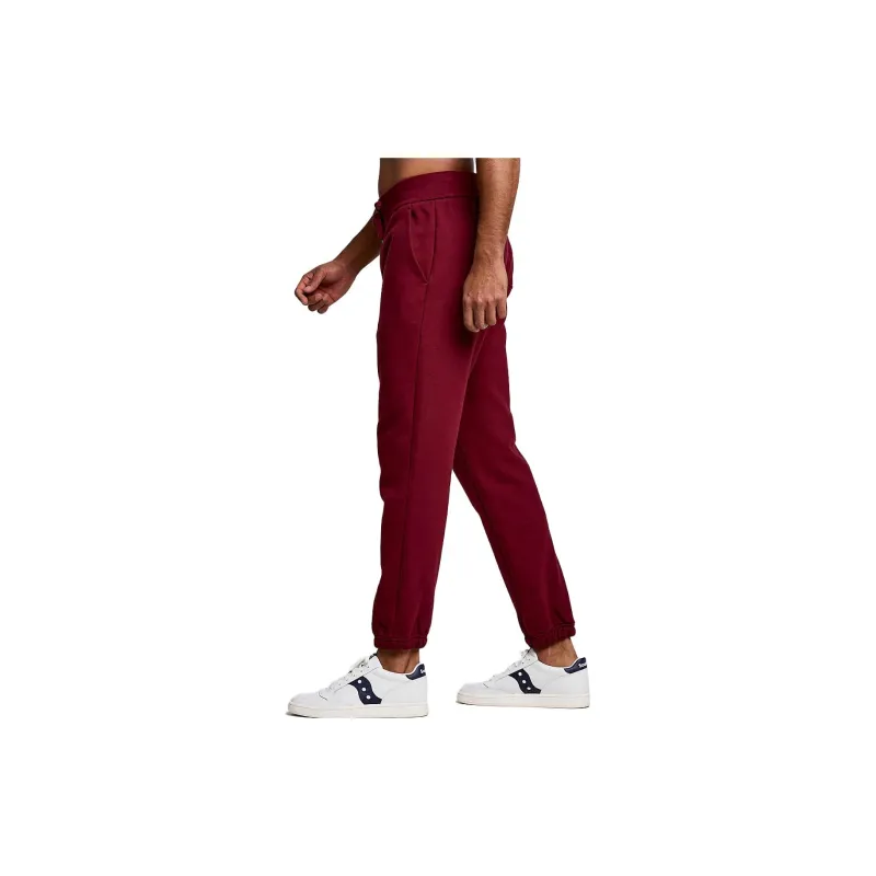 Saucony Recovery Casual Pants Unisex Sunset Red-4