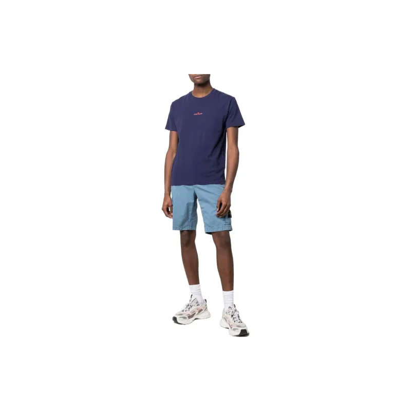 STONE ISLAND Casual Shorts Men Sky Blue-1