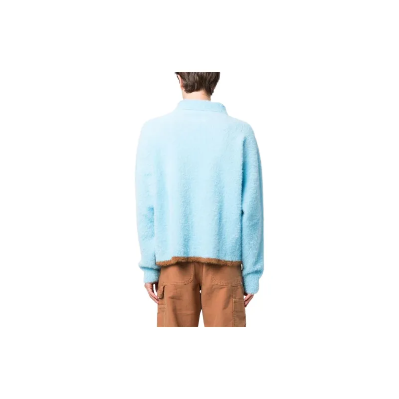 Jacquemus Le Polo Neve Fluffy Longsleeve Polo-2