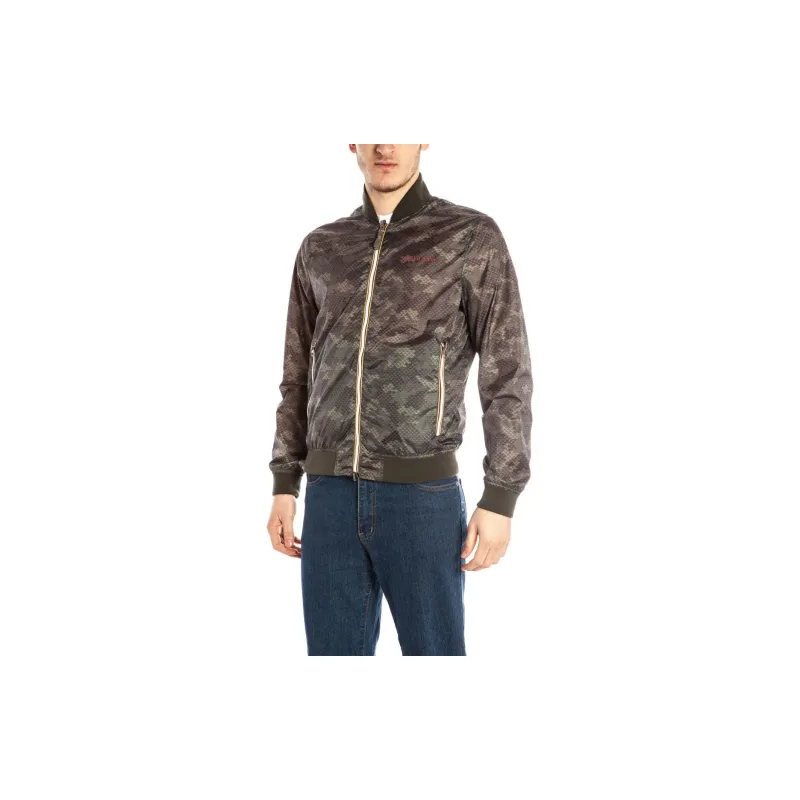 ARMANI JEANS Jackets Men Gray Green-1