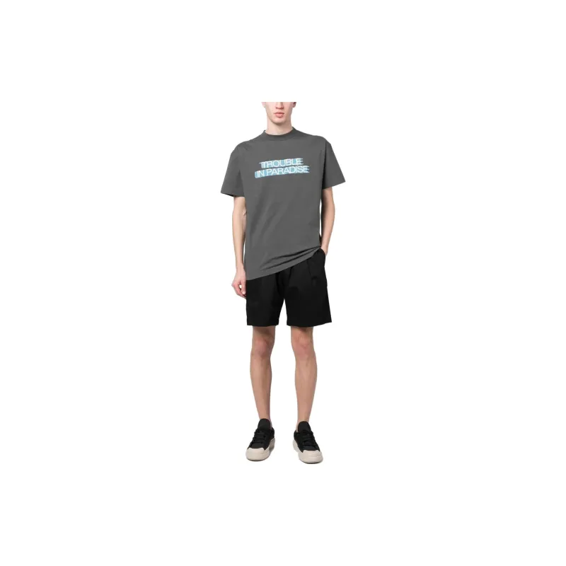 PALM ANGELS Trouble In Paradise Tee-1