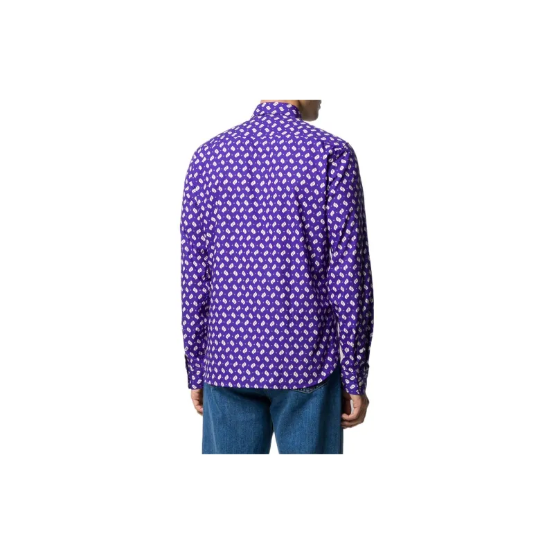 KENZO Shirts Men Purple-2