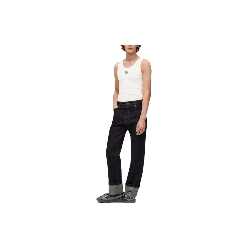 LOEWE Anagram Cotton Tank Top-3