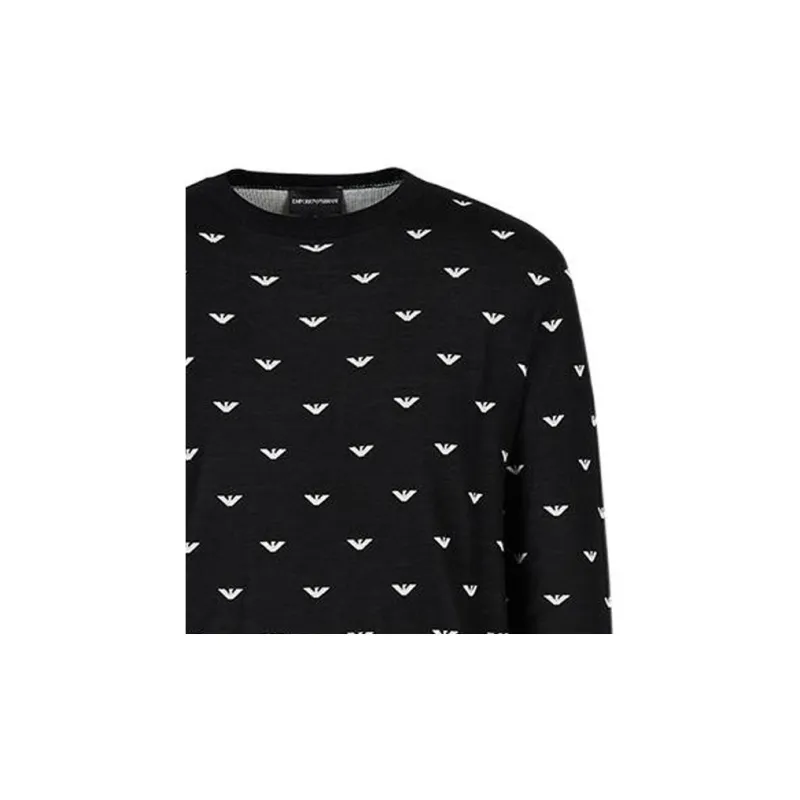 EMPORIO ARMANI FW22 Knitwear Men's Black-7