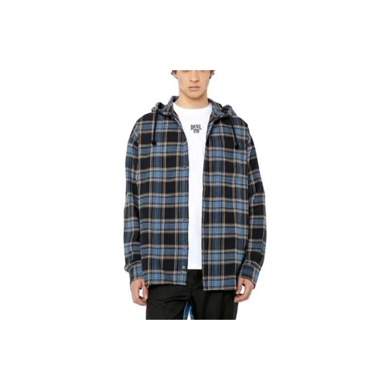 DIESEL S-Umbe Checked Shirt-1