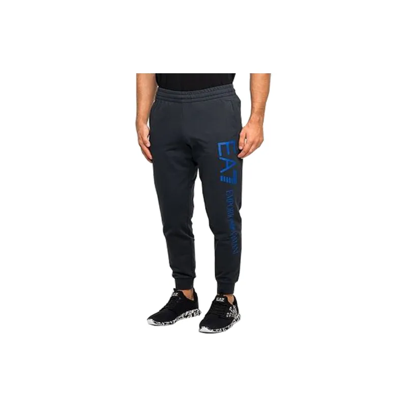 EMPORIO ARMANI EA7 Knitted Sweatpants Men Dark Blue-4
