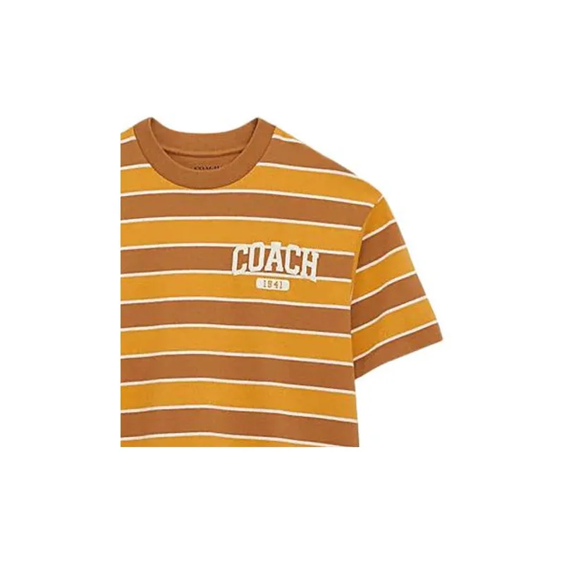 COACH SS24 T Shirt Men's Orange-5