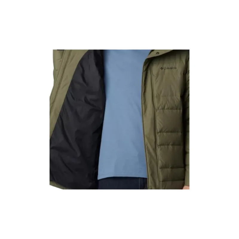 Columbia Saltzman Saltzman Down Parka Jackets Coats Men's Stone Color Green-5