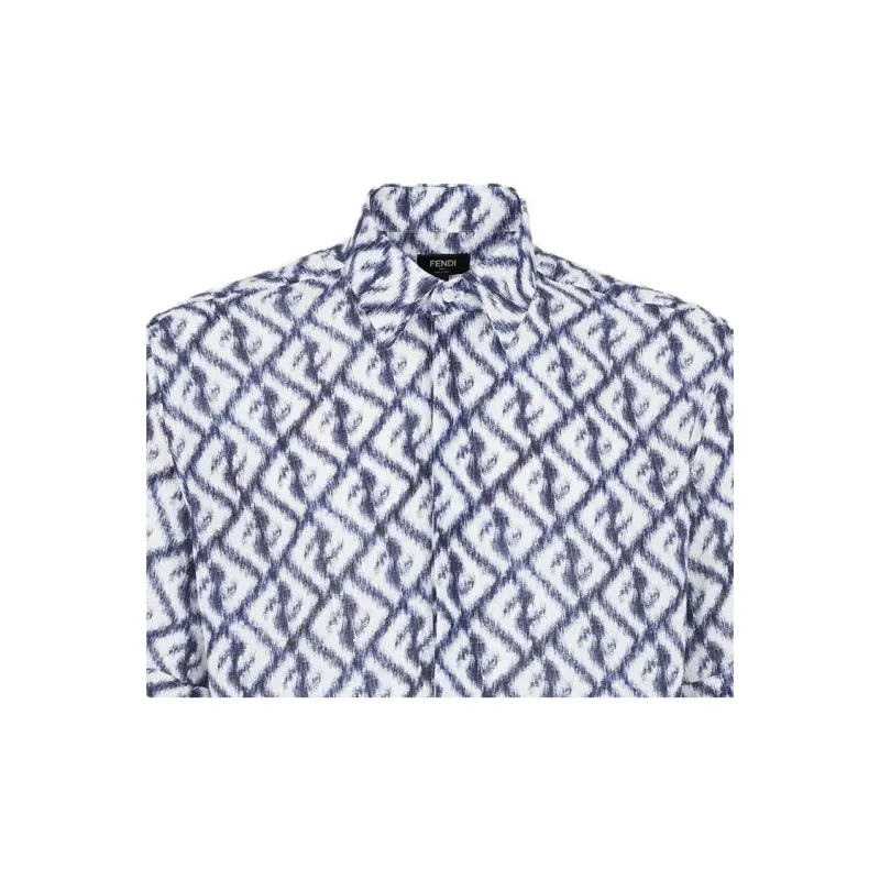 FENDI FF Printed Oversized Shirt-2