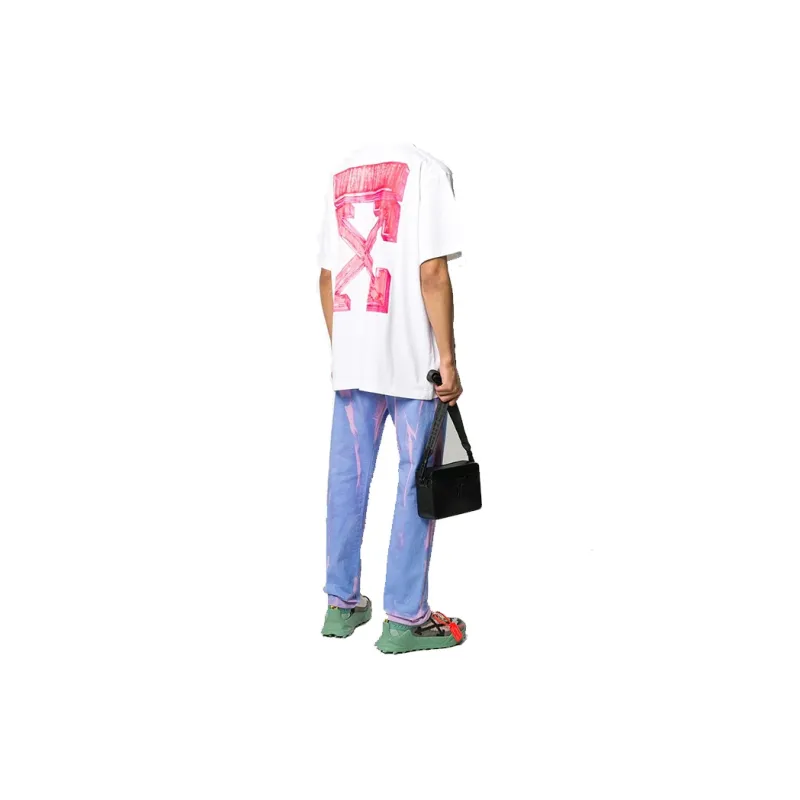 OFF WHITE Marker Red Arrows Oversized Tee-4