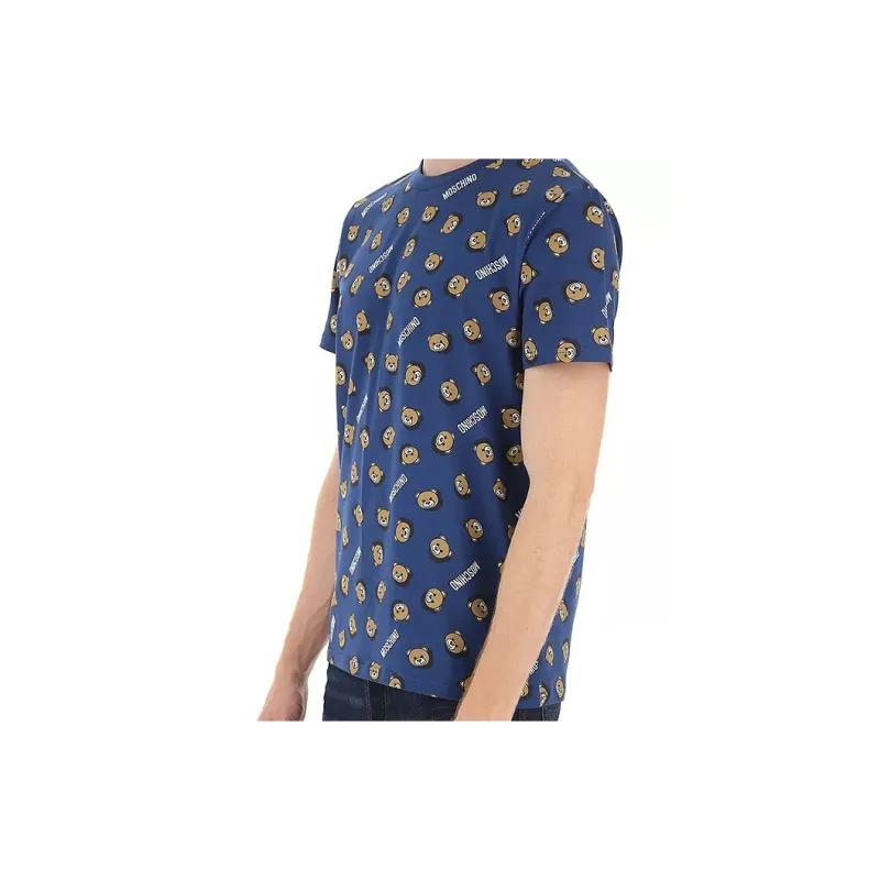 MOSCHINO T Shirts Men Blue-4