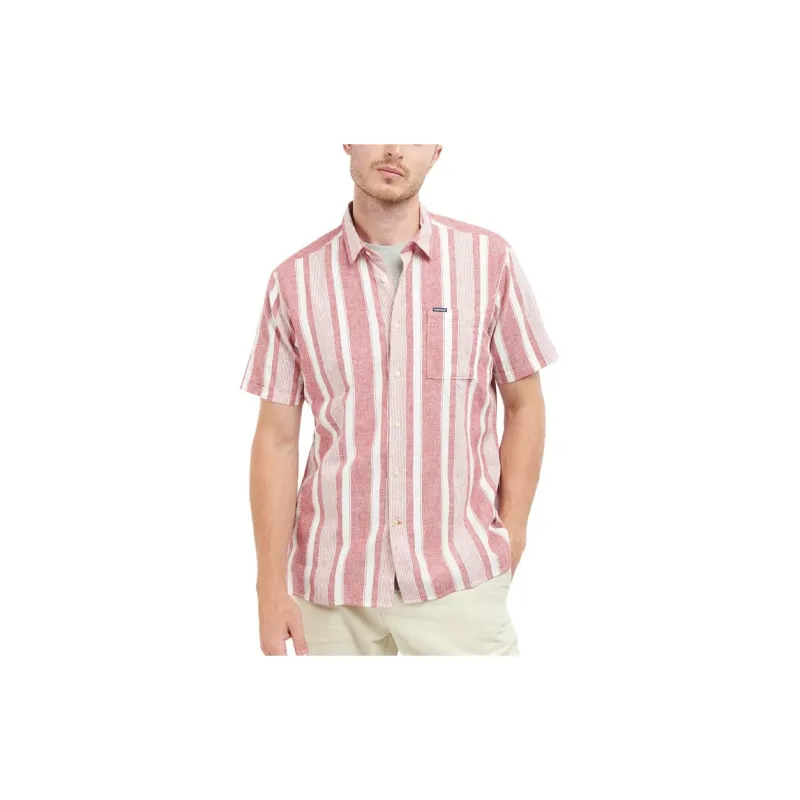 BARBOUR Shirts Men Pink-4