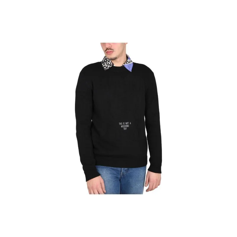 MOSCHINO Sweaters Men Black-2