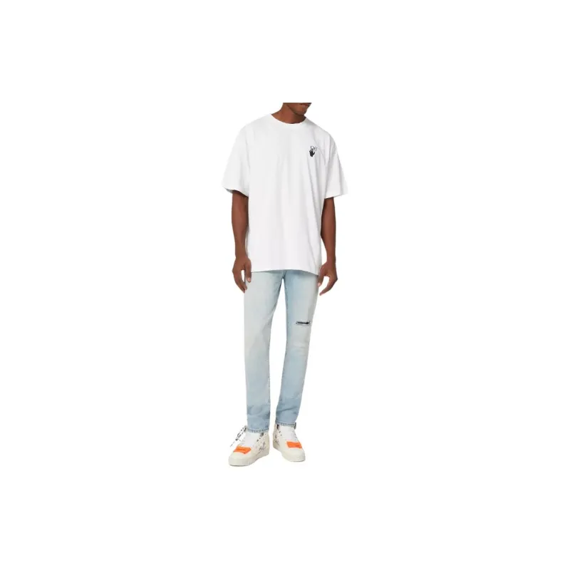 OFF WHITE Degrade Arrows Short Sleeve T Shirt-4