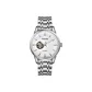 Stainless Steel White Dial