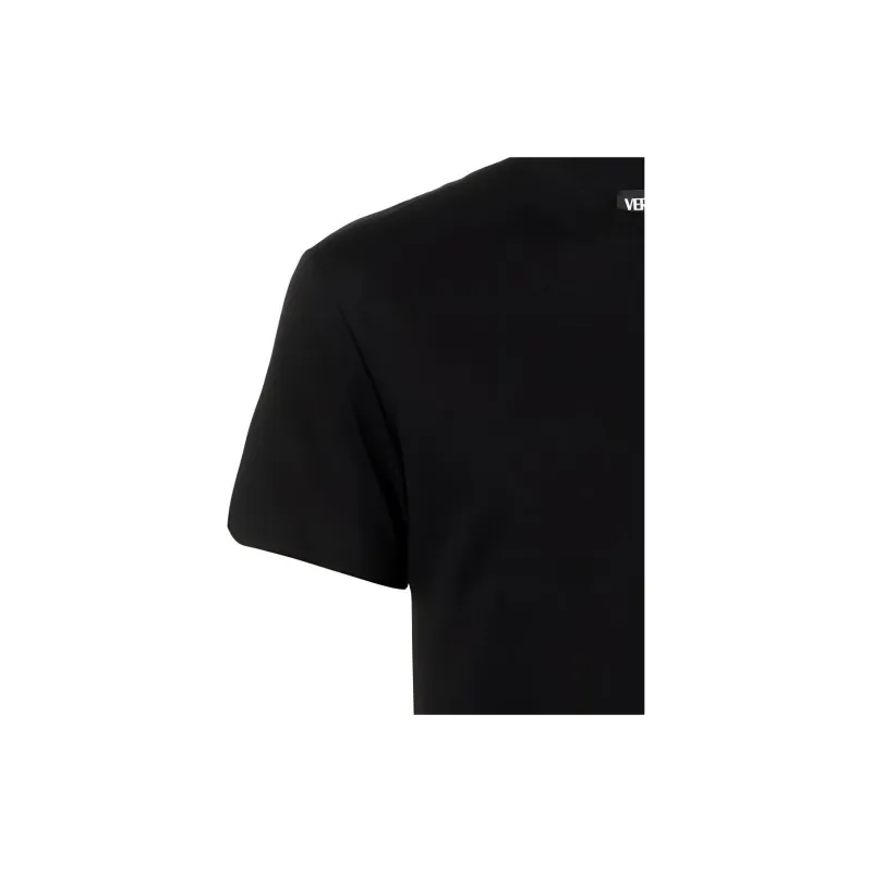 VERSACE JEANS COUTURE V Emblem Cotton T shirt-5
