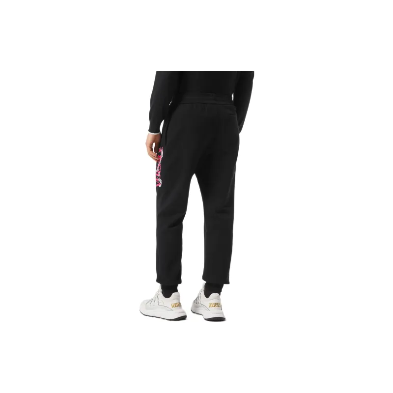 VERSACE Silver Baroque Sweatpants-3