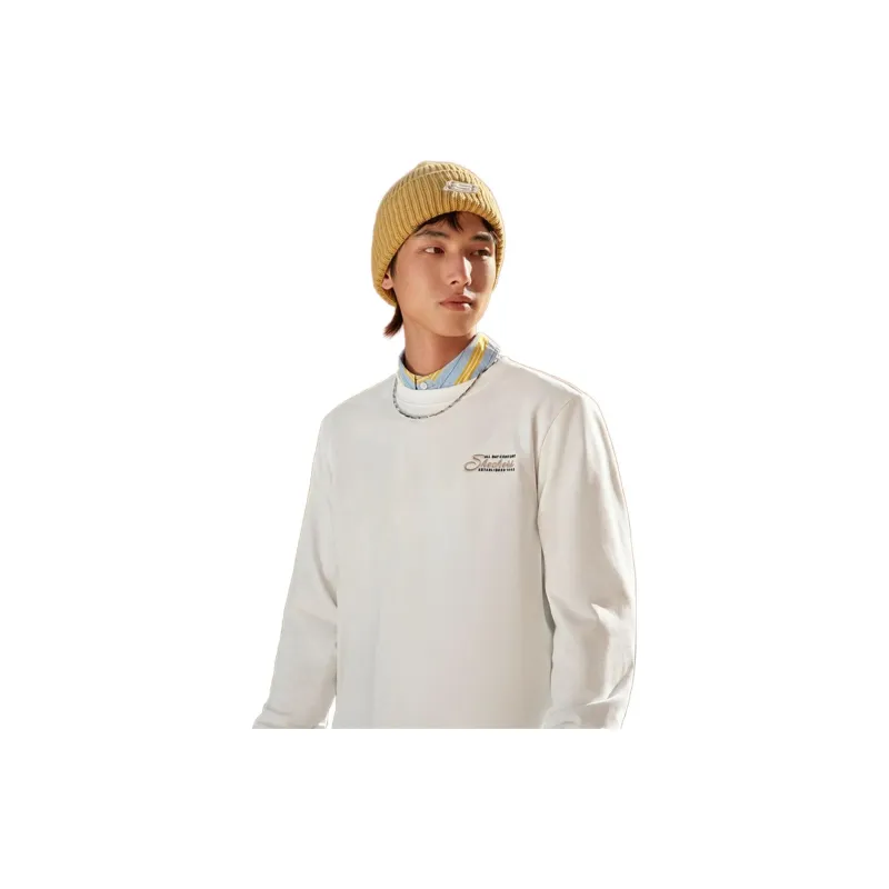 Skechers Colorful Sweatshirt Men's Marshmallow White-2