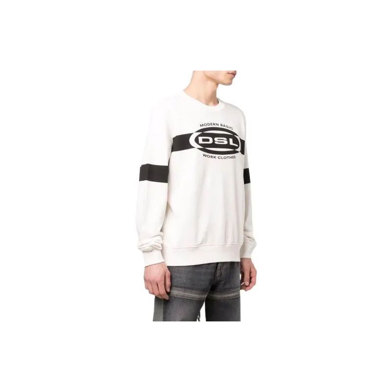 DIESEL Sweatshirts Men White-2