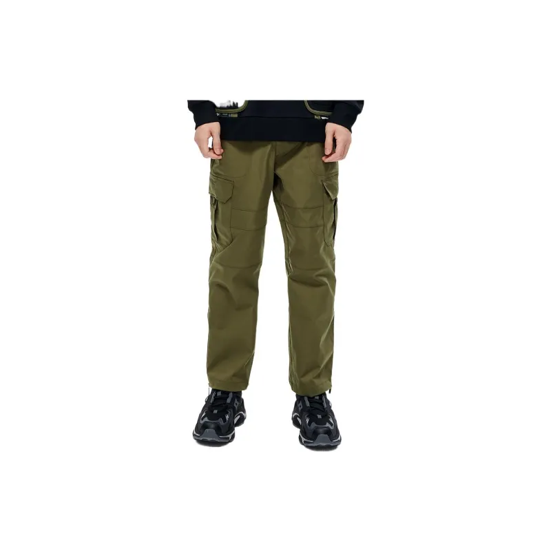 White Mountaineering X FILA Cargo Pants Men Grass Green-1