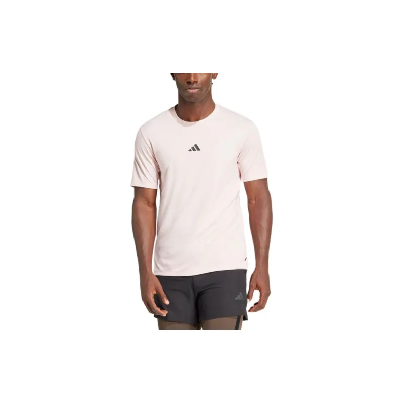 Adidas T Shirt Men's Sand Pink/Black-3