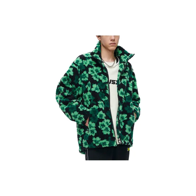 FILA FUSION FILA FUSION X BEAMS Co branded Series Jacket Men's Water Duck Green-3