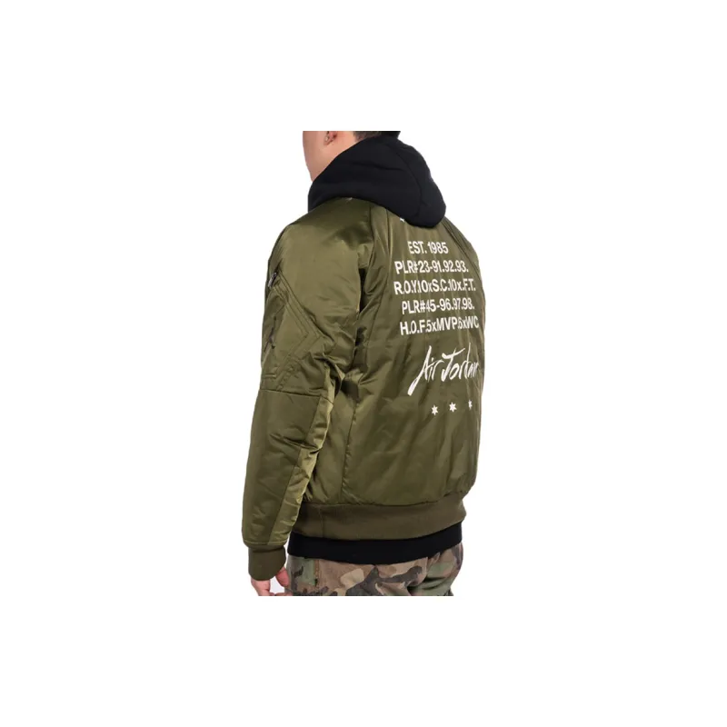 Jordan Jackets Men Army Green-3