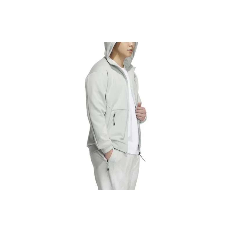 Adidas Wuji Series Wuji Knit Warm Jacket Jackets Coats Men's Gray-3