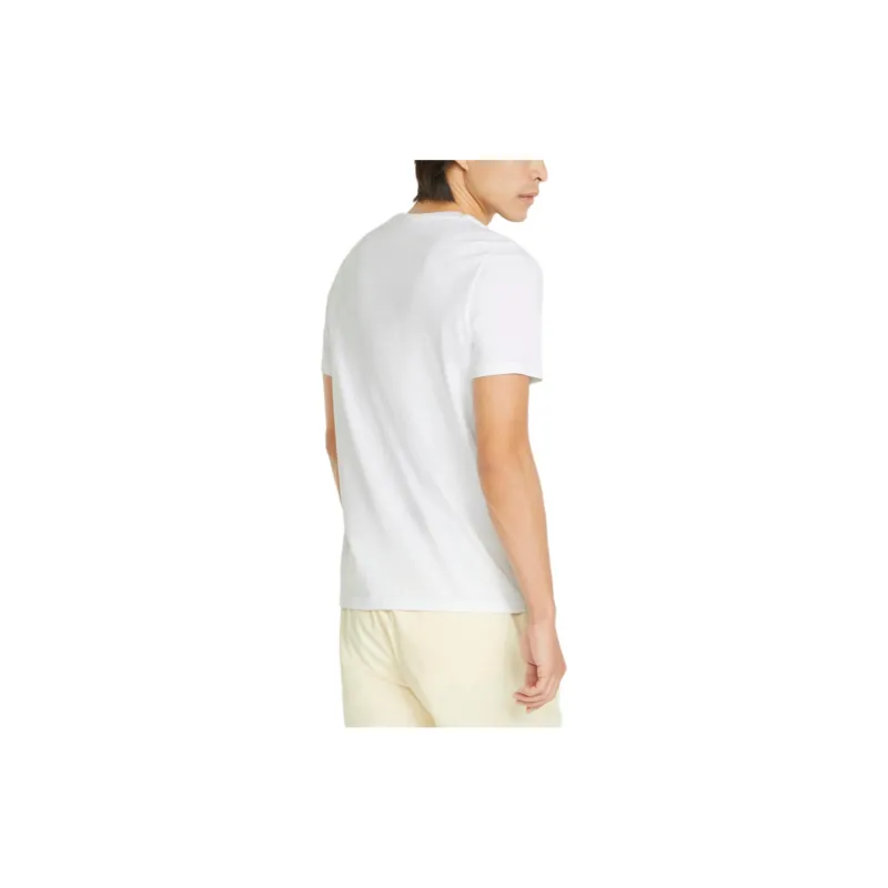 PUMA T-Shirts Men White-4