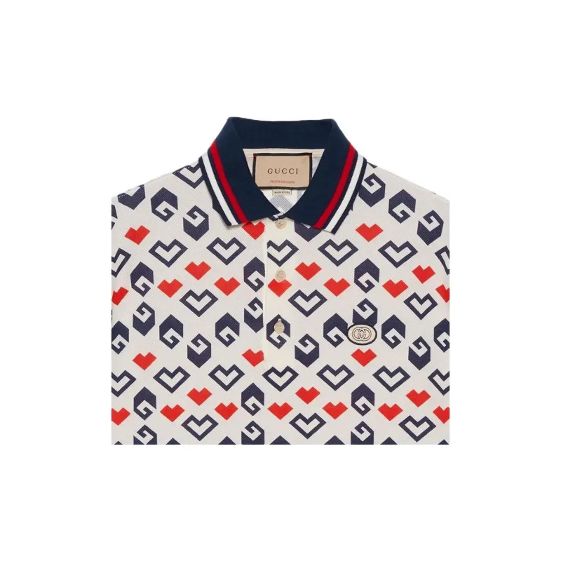 GUCCI FW23 Polo Shirt Men's Multicolor-3