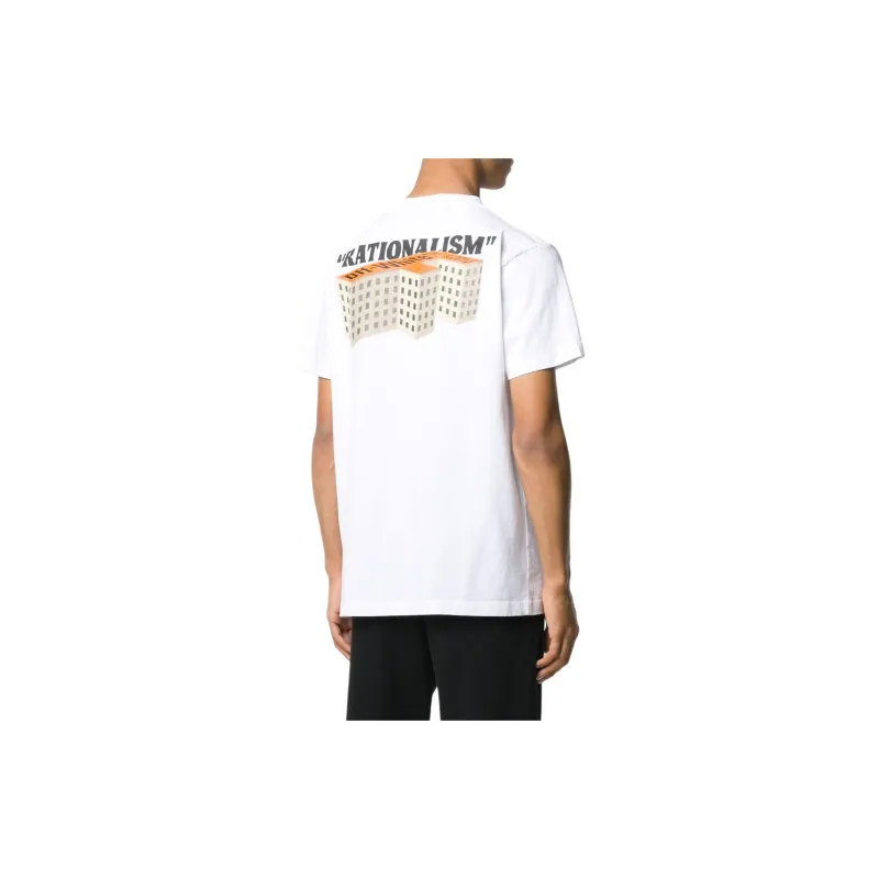 OFF WHITE T Shirt Men's Gray White-4