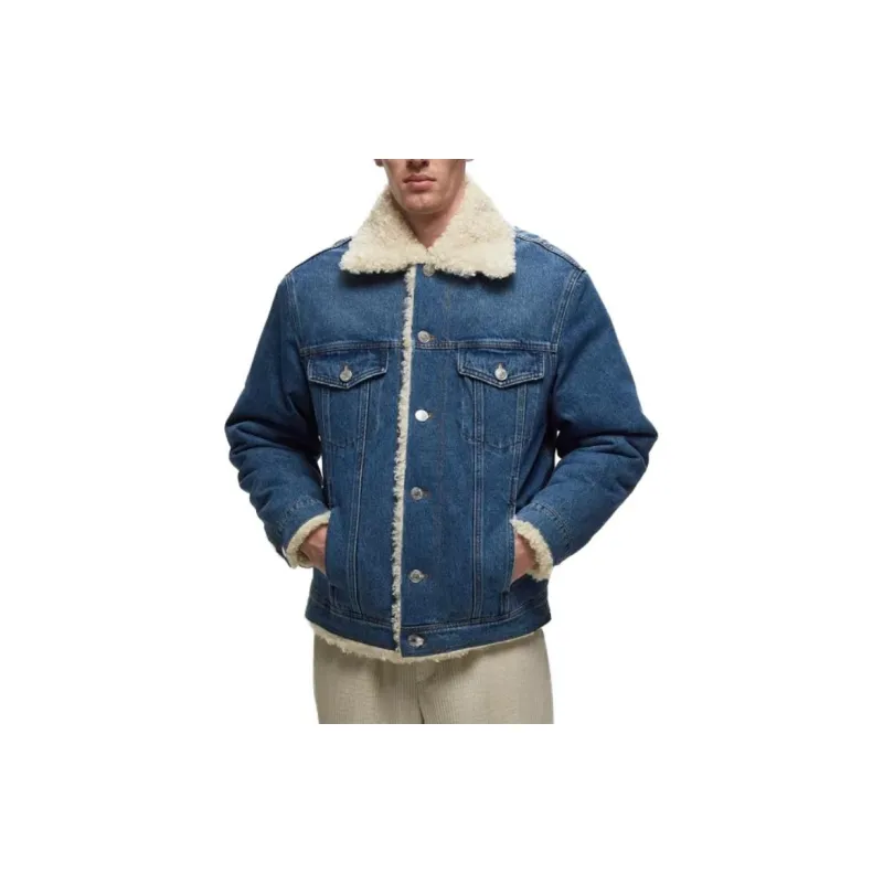 AMIPARIS Trucker Lined Jacket-1