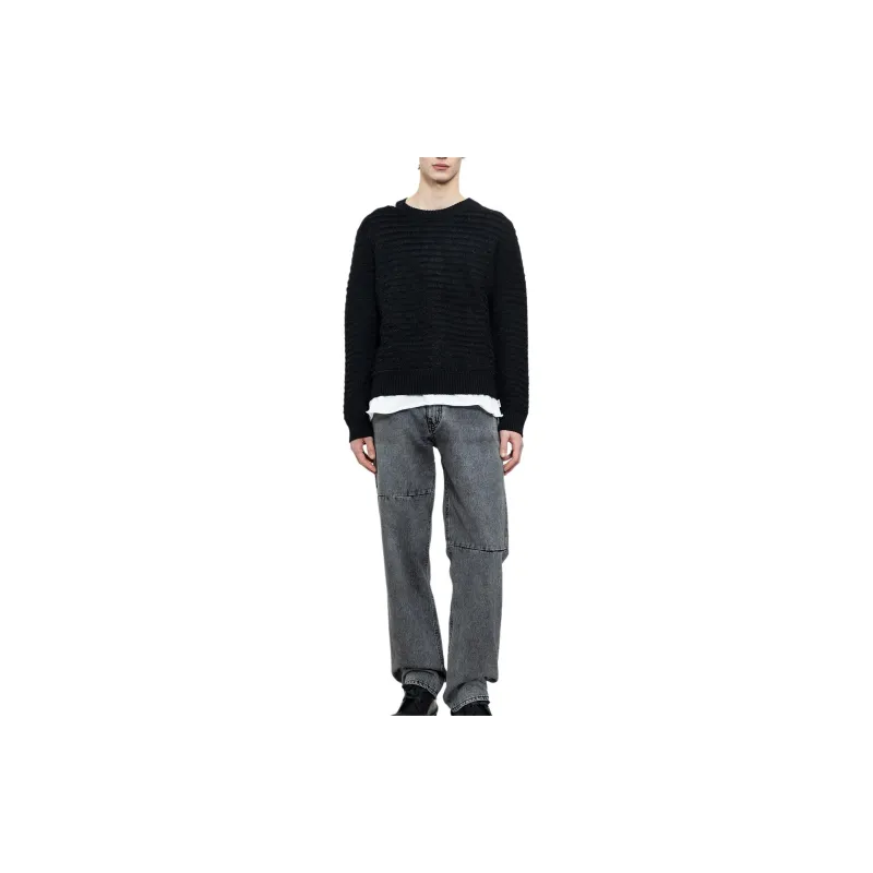MM6 Maison Margiela Sweater Men's Black-3