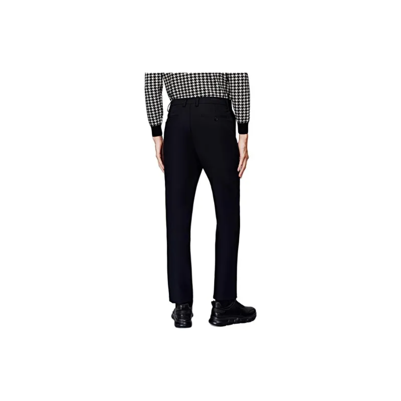 Biyin Leufen Casual Pants Men's Black-1