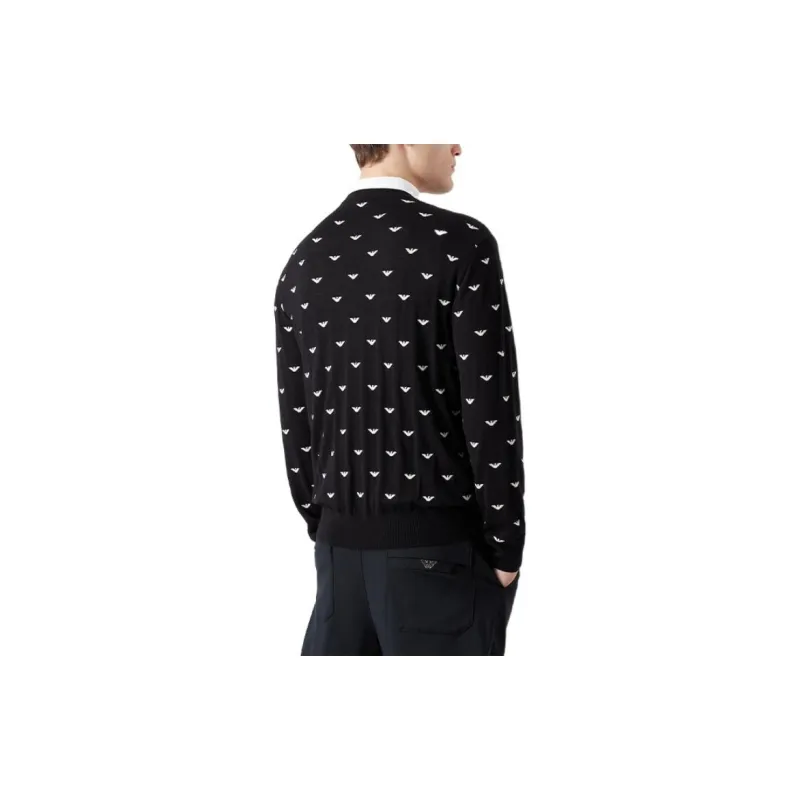 EMPORIO ARMANI FW22 Knitwear Men's Black-4