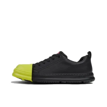 CAMPER Junction Slip Resistant Low Top Skateboard Shoes Women's Black Yellow
