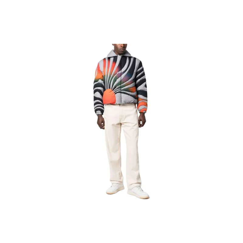 ERL Sunset Woven Puffer Coat-1