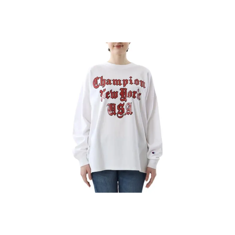 Champion FW22 Long Sleeved T Shirt Unisex-9